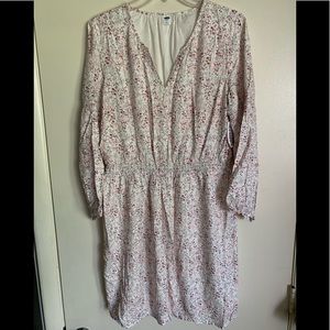 Pretty Long Sleeve Floral Dress